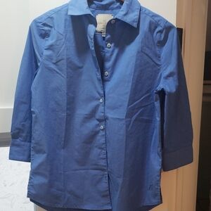 Blue Button-Up Shirt